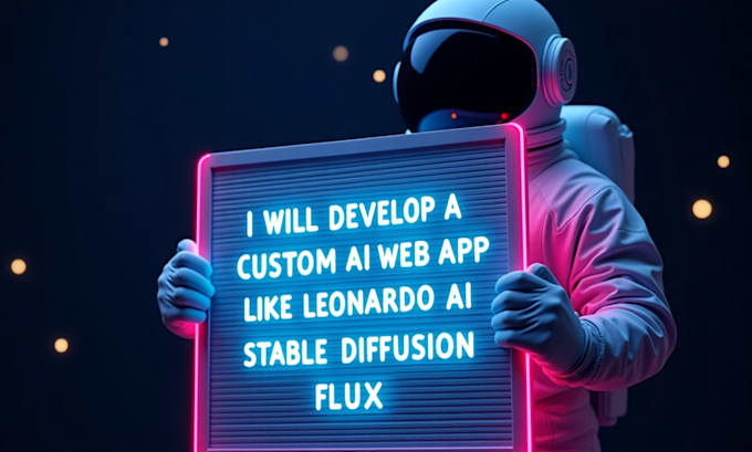 I can create a personalized artificial intelligence web application similar to existing generative platforms