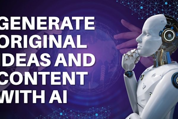 I will use artificial intelligence to create unique concepts and material