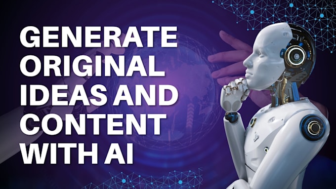 I will use artificial intelligence to create unique concepts and material