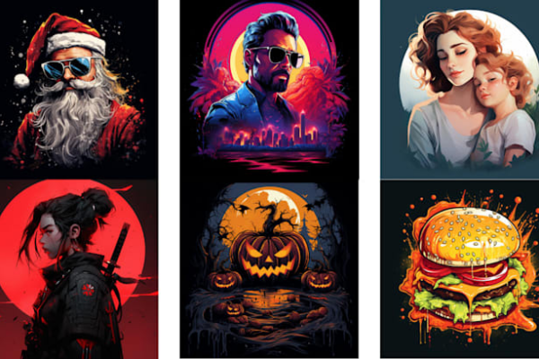 I generate apparel graphics and artwork with artificial intelligence