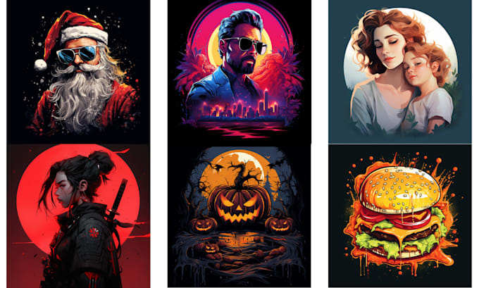 I generate apparel graphics and artwork with artificial intelligence