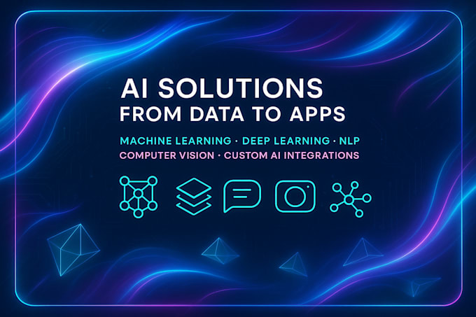 I can manage your machine learning, deep learning, natural language processing, computer vision, and artificial intelligence projects from data acquisition to model development and application deployment