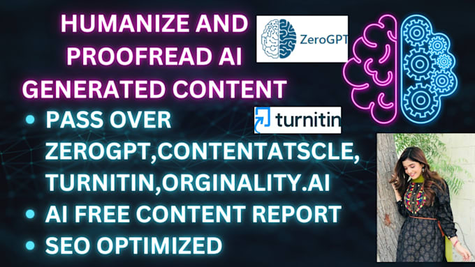 I will refine AI-created content to sound more natural
