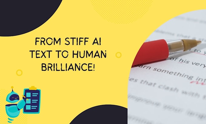 I will make AI-generated text and articles sound more natural