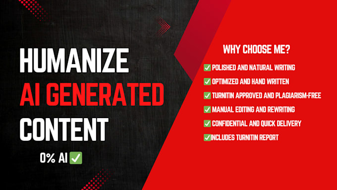 I will refine your AI-generated content by adding a personal, handwritten touch