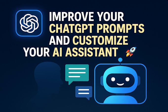 I will enhance your AI assistant’s performance by refining and tailoring your prompts