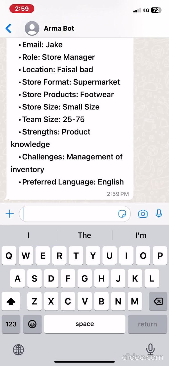 I develop AI-powered chatbots for WhatsApp and Telegram using programming and APIs