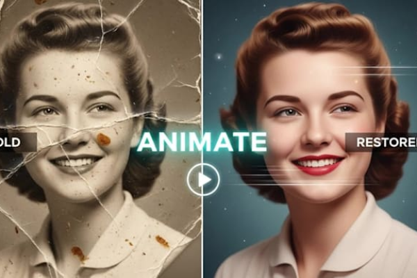 I will revitalize your vintage photographs by restoring, adding color, and animating them