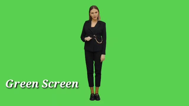 I create artificial intelligence generated spokesperson videos with a green screen effect, available in any tongue