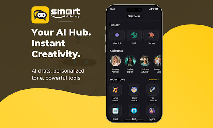 I create intelligent applications and sites featuring sophisticated capabilities