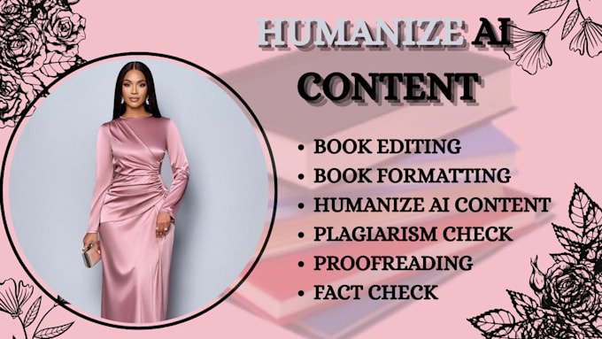 I offer services for manual content rewriting, fact verification, proofreading, making AI-generated content more human-like, and checking for plagiarism