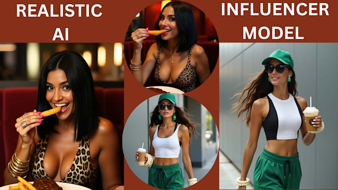 I will create realistic AI influencer models for adult content on social media platforms