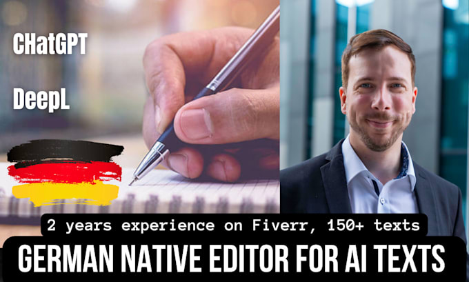 I offer proofreading and editing services for German texts translated or generated by artificial intelligence