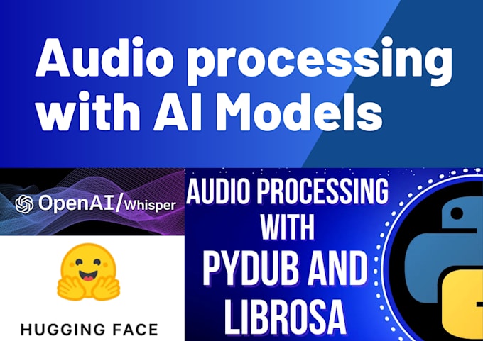 I offer solutions for audio processing and analysis utilizing artificial intelligence