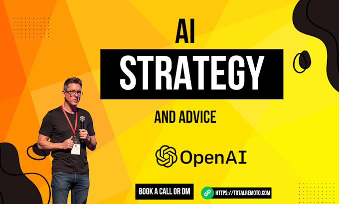 Offering specialized artificial intelligence strategy guidance to new and established businesses