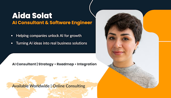 I offer specialized consulting and strategic planning for artificial intelligence technology