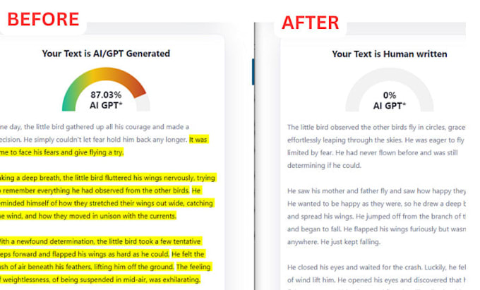 I will expertly refine and enhance your AI-generated and chatbot content