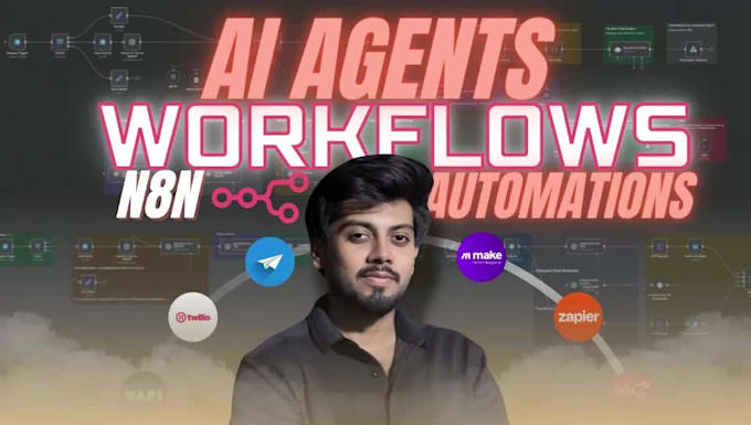 I create AI agents and n8n workflows to enhance automation and business efficiency