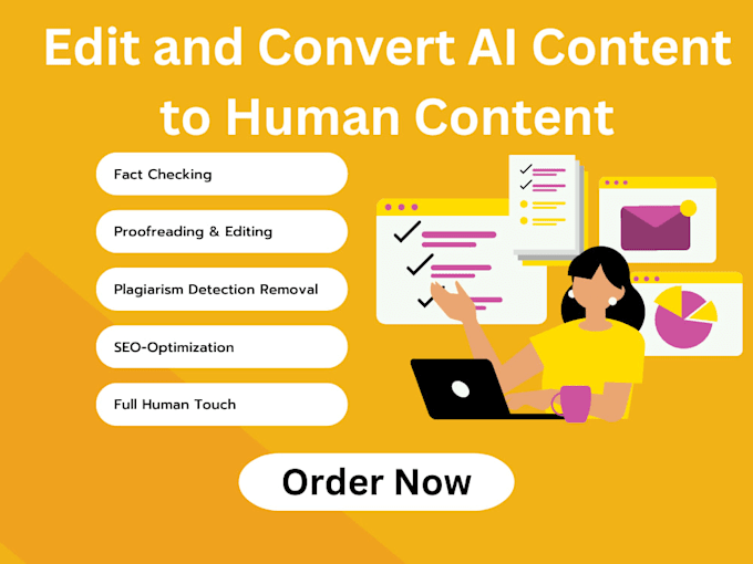 I will transform and refine AI-generated content for human readability