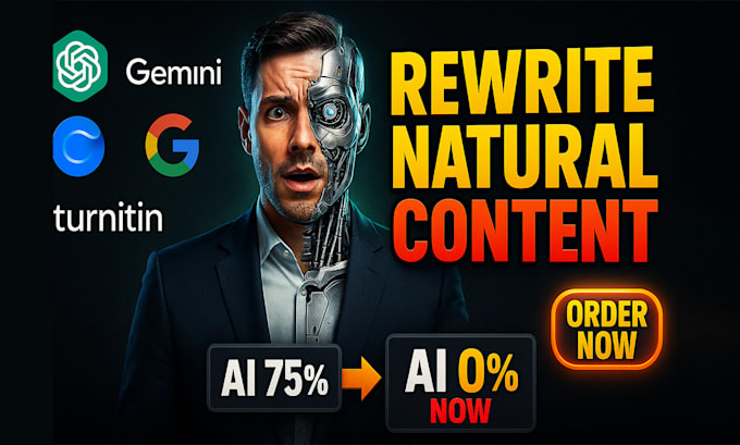 I will transform robotic AI-generated content into SEO-friendly, humanized text