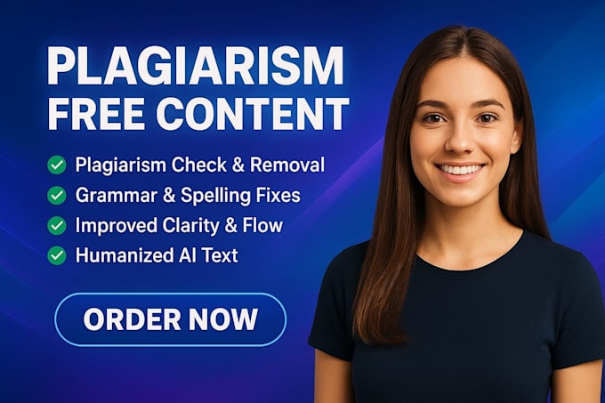 I will provide comprehensive reports on plagiarism and AI-generated content