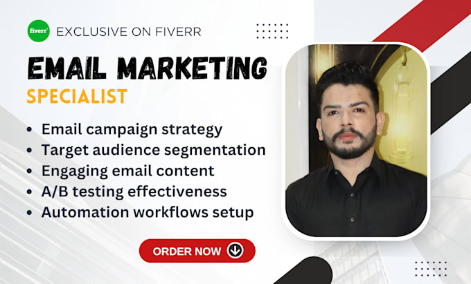 I offer services for manual, one-by-one email marketing and email automation