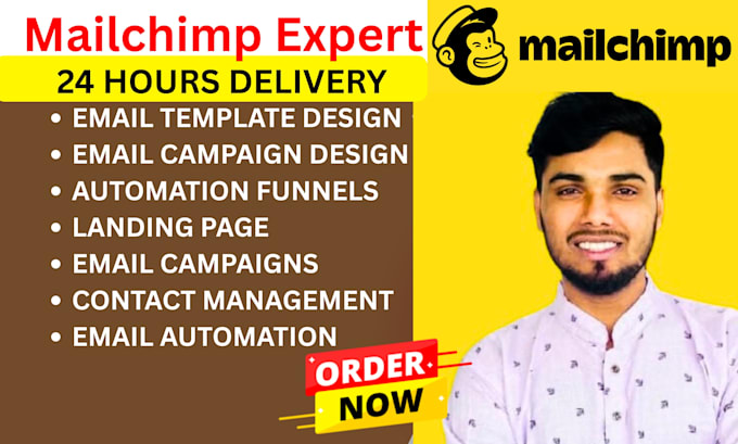 I offer configuration services for email marketing platforms, including automation and the creation of dedicated landing pages