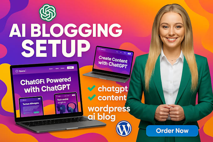 I will configure your AI-driven WordPress blog, including an AI blog, and automate the creation of content