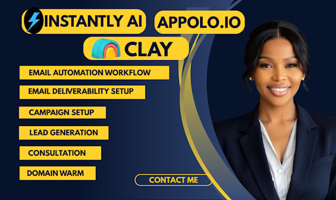 I can configure automated workflow management using Clay, Apolloio, and InstantlyAI