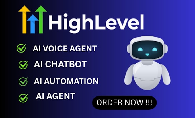 I will configure an AI chatbot, voice agent, and booking bot within the platform