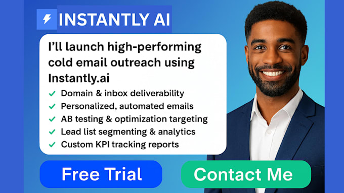 I will configure and use Instantly AI for personalized cold email outreach