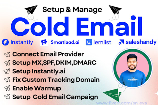 I will configure the instantly ai cold email outreach platform for marketing via email