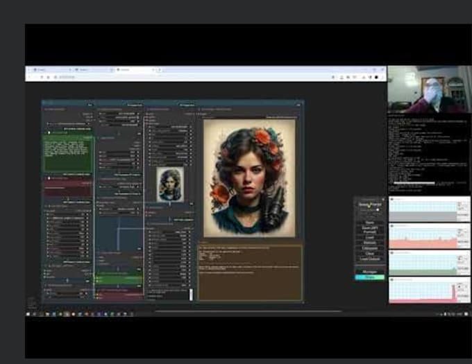 I will provide training for a generative model, including workflow setup and tutorials for both safe and explicit content creation