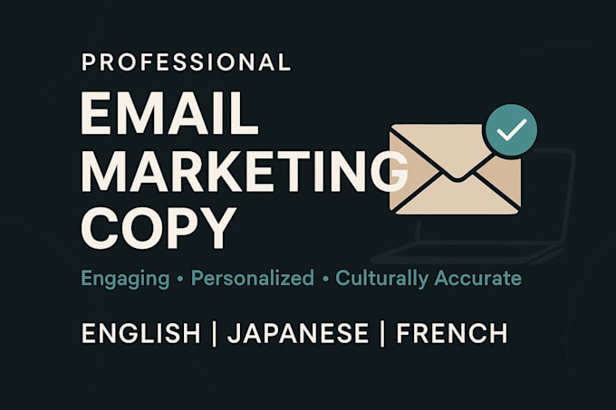 I create compelling email content designed to convert your offers into sales