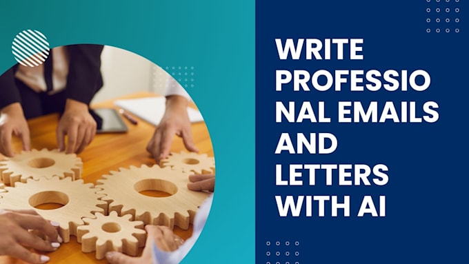 I create polished emails and correspondence using artificial intelligence